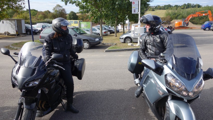 Motards Rennais sur moto routière