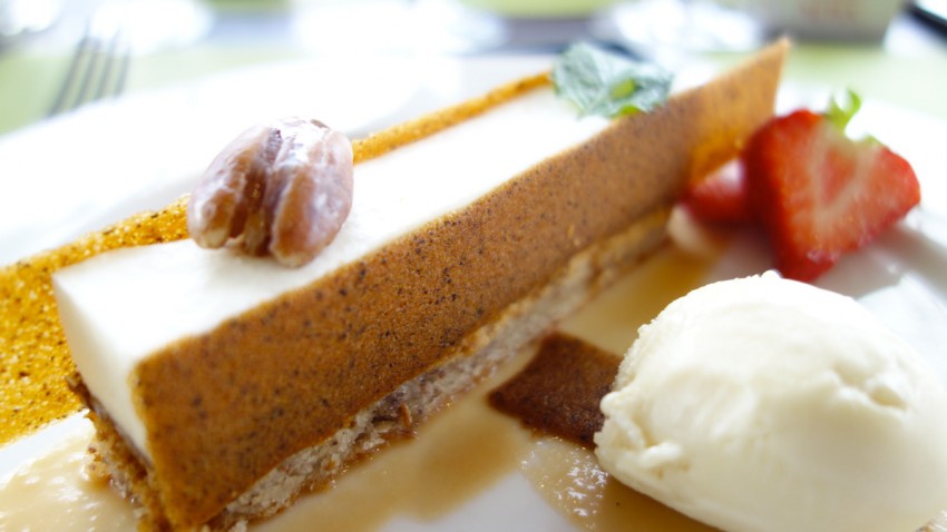 dessert au restaurant Antinéa de St Malo