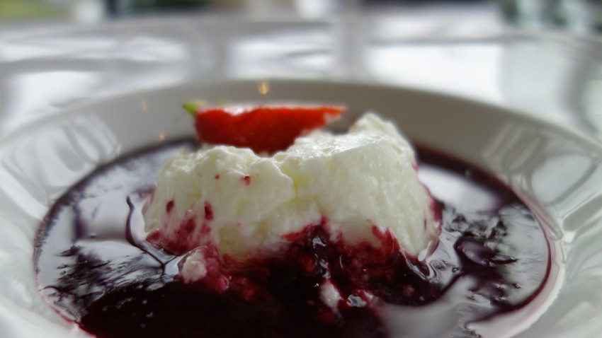 dessert au restaurant Antinéa de Saint Malo