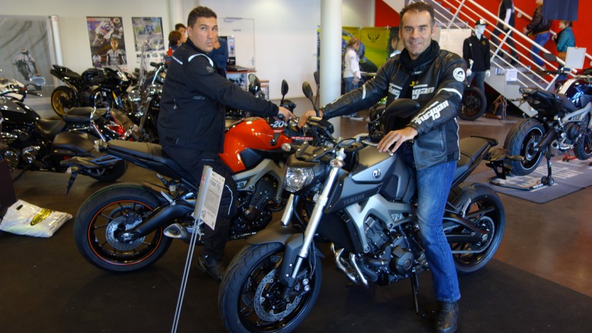 Essai moto Yamaha MT 09 à Rennes (Planète Yam)