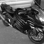 moto ZZR de David Jazt (motoshop 35, Rennes)