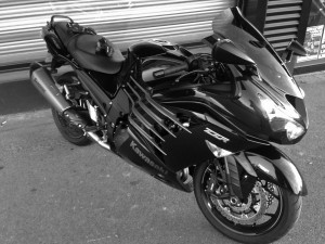 moto ZZR de David Jazt (motoshop 35, Rennes)