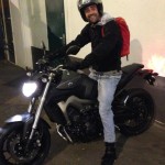 Jean-Marie Burgada, motard Rennais en Yamaha MT 09