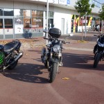 motard rennais bien équipé pour la balade moto au départ de rennes