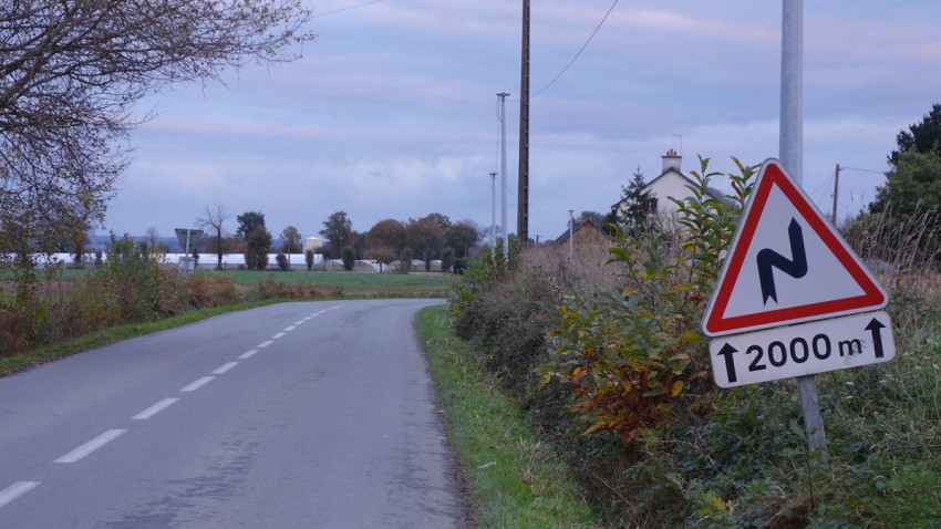 petite routes autour de Rennes à moto