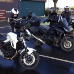 motard à Rennes, balade moto en hiver