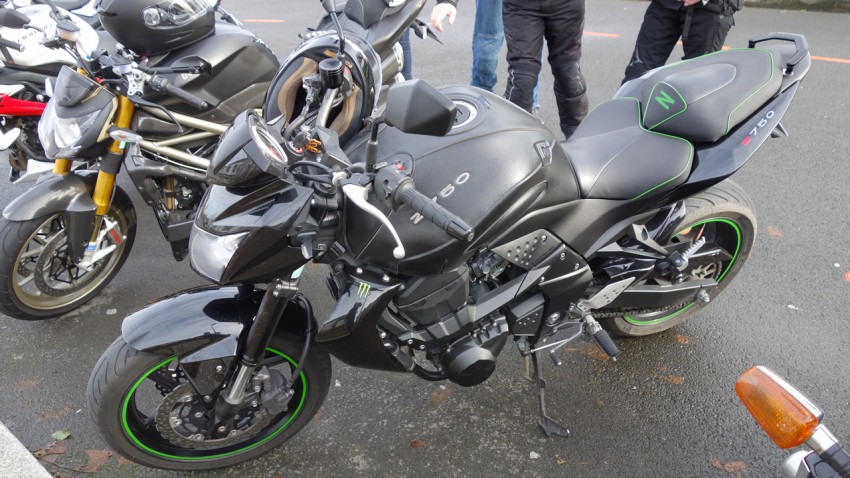 Kawasaki MotoShop 35 à Rennes, moto d'Arnaud, motard Rennais