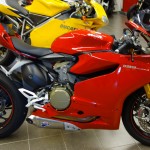 Magnifique moto rouge : Paniglae 1199 S