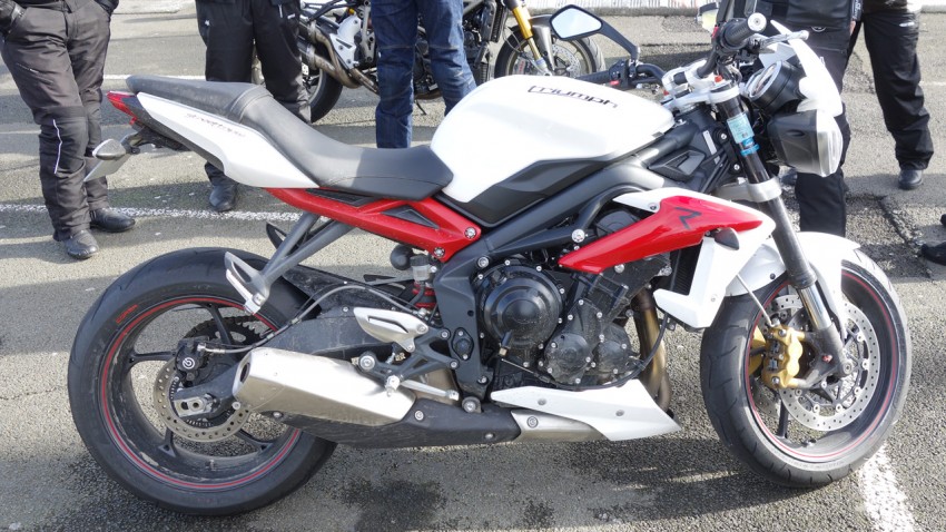 Street Triple de Jean-Claude, Motard Rennais Nord