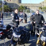 Motard Rennais à Saint-Malo à la Saint Twin