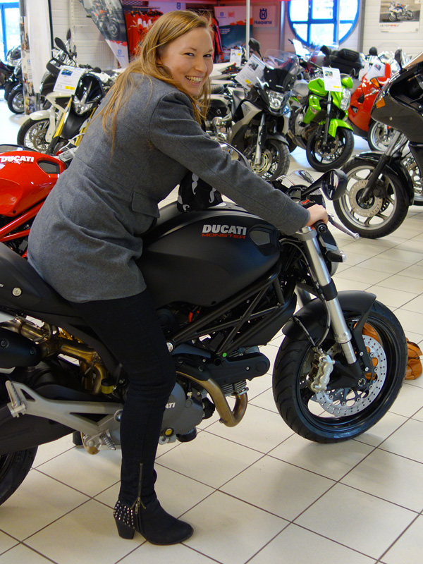Ducati Store Roche sur Yon : Melle Laura