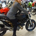 Laura en Ducati