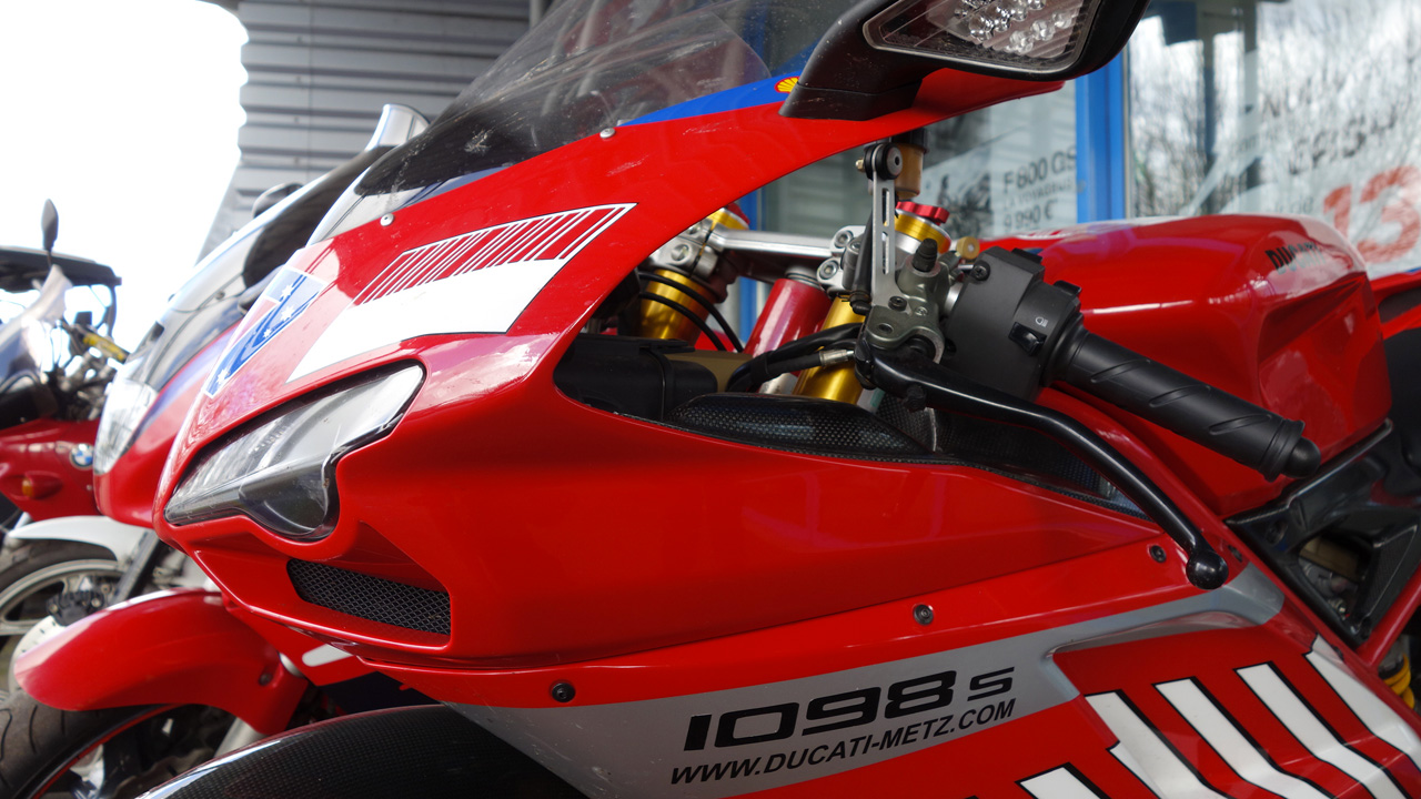 Tête de fourche du Ducati 1098 S