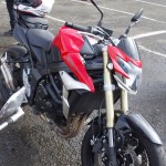 Suzuki GSR 750 d'un motard Rennais