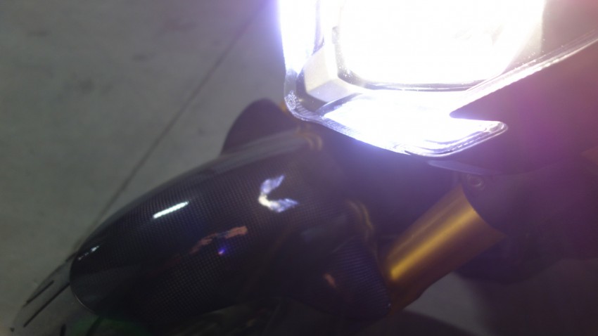 optique à LED sur le Ducati Streetfighter