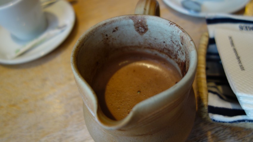 Chocolat chaud au Breizh Café de Cancale