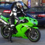 Tony sur son ZX10R