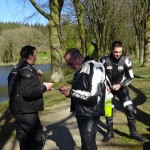 les 3 copains à moto