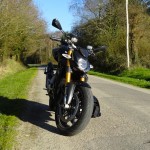 belle photo de moto noire