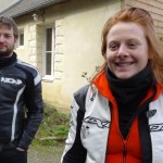 Florent et Audrey, motard Rennais