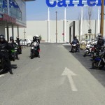 départ balade moto à Rennes