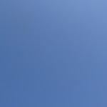 ciel bleu en ce 30 mars 2014 à Rennes