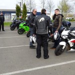 Motard et sa moto