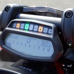 tableau de bord du ducati diavel full led