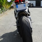 vue arrière du Ducati Panigale 899