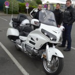 Honda Goldwing 1800 à Rennes blanche