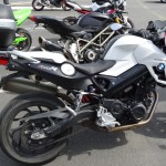 BMW F 800 R de Magda, motarde à Rennes