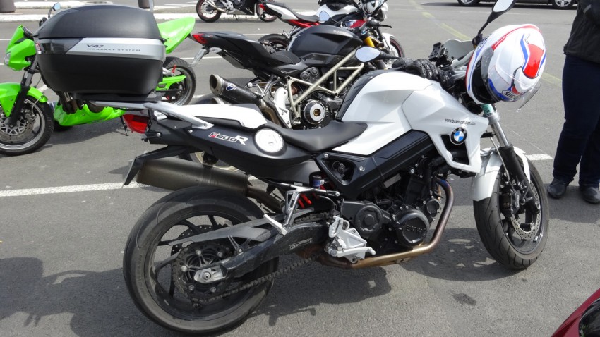 BMW F 800 R de Magda, motarde à Rennes