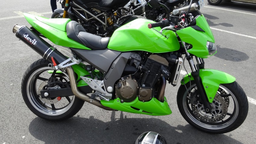 Z750 Kawasaki verte