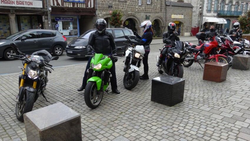 motard à Dol de Bretagne