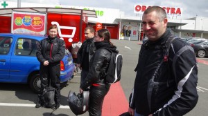 motard rennais à Dinan