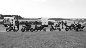 motard à Saint Briac près de Dinard