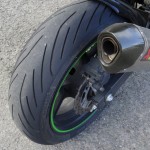 Pneu moto pilot power 3 sur Kawasaki Z750