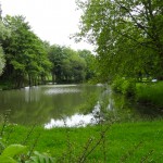 Etang pour la pêche à Changé près de Laval