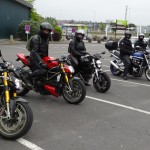 départ balade moto à Rennes