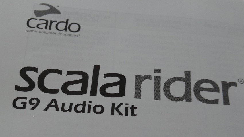 Scala Rider G9 Audio Kit