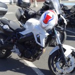 BMW blanche F800R