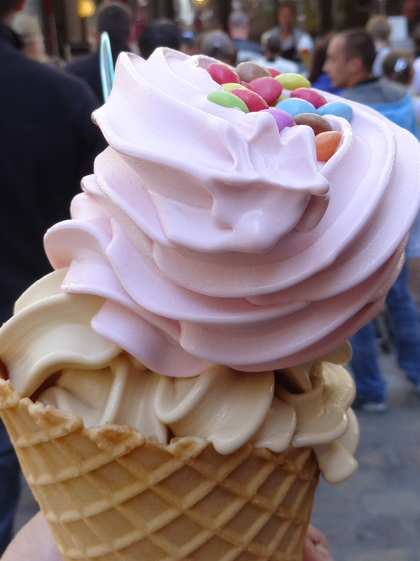 glace italienne au Sanchez de Saint-Malo