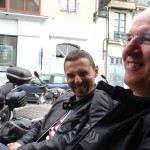 Juan et Didier, motard Rennais