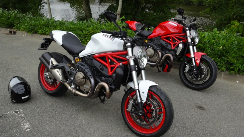 Ducati Monster 821 et Monster 1200 S avec David Jazt