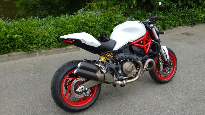 essai moto Ducati Monster 821 chez City Bike de Laval