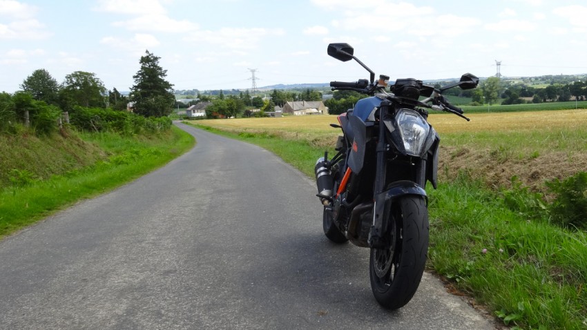 essai moto KTM à Rennes