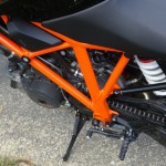 cadre orange du KTM SuperDuke