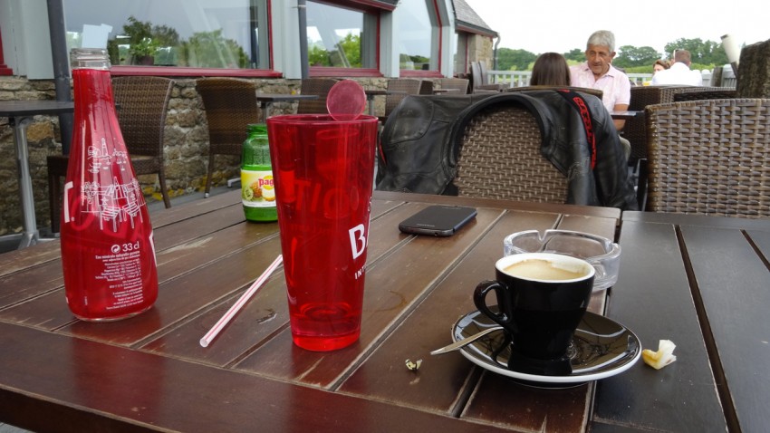 pause café au Golf de Saint-Malo
