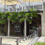 terrasse du café vue sur le parcours golf