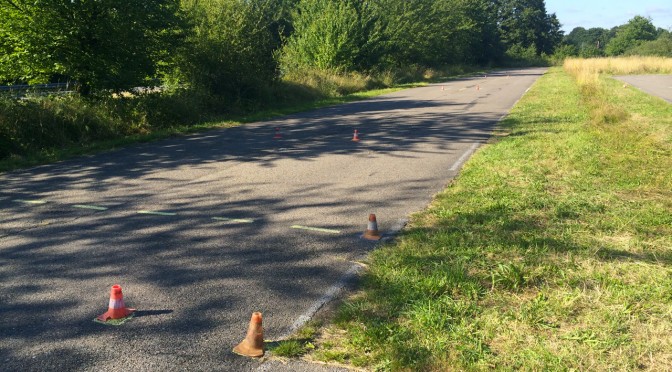 moto école à Rennes : le plateau